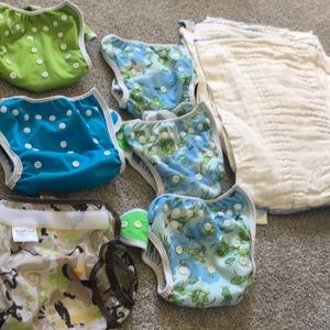 5 One size covers bummis and kushies diaper cover